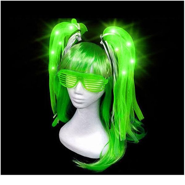 led light flashing neon party rave hair braids headband glasses costume dress up bachelorette birthday christmas qylfnc, Blue;red
led light flashing neon party rave hair braids headband glasses costume dress up bachelorette birthday christmas qylfnc, Blue;red