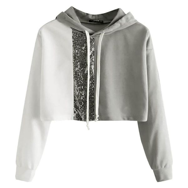 women's hoodies & sweatshirts streetwear women fashion sweatshirt harajuku loose long sleeve solid color sequin splice sudadera mujer, Black
women's hoodies & sweatshirts streetwear women fashion sweatshirt harajuku loose long sleeve solid color sequin splice sudadera mujer, Black
