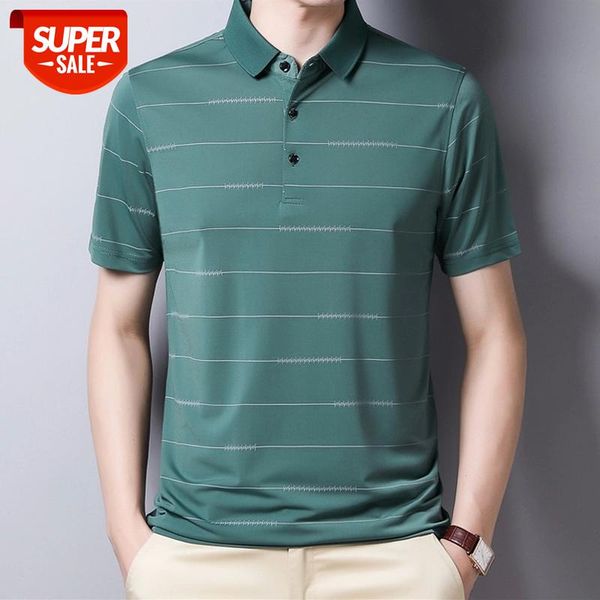 Summer Cool Brand Striped Polo Shirt Men Business & Casual Tops Tee Short Sleeve Breathable Summer Camisa polo Masculina #tg0M, White;black
Summer Cool Brand Striped Polo Shirt Men Business & Casual Tops Tee Short Sleeve Breathable Summer Camisa polo Masculina #tg0M, White;black