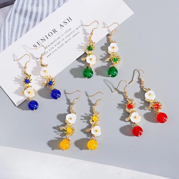 vintage light luxury fashion pendant earrings coral flower shape decoration bird butterfly shape natural bead pendant earrings, Silver
vintage light luxury fashion pendant earrings coral flower shape decoration bird butterfly shape natural bead pendant earrings, Silver