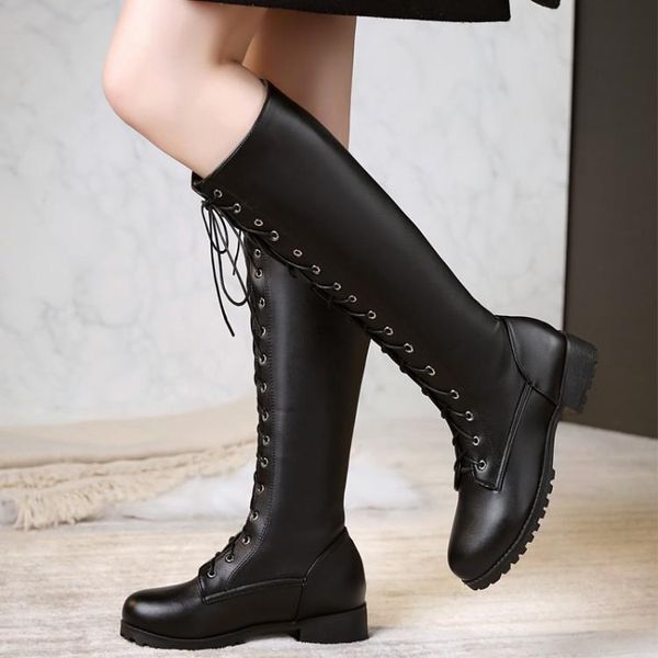 boots oversized 11-17 women woman winter shoes botas willow cross binding with round head, Black
boots oversized 11-17 women woman winter shoes botas willow cross binding with round head, Black