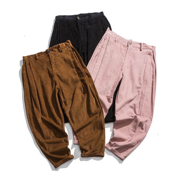 2021 men's autumn winter new thickened corduroy chinese style solid color trousers warm streetwear fashion pants dcg5, Black
2021 men's autumn winter new thickened corduroy chinese style solid color trousers warm streetwear fashion pants dcg5, Black