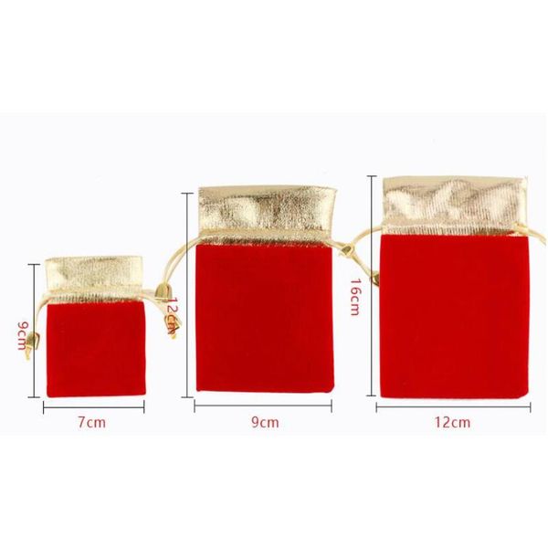 7x9 9x12 12x16 50pcs/lot elegant red velvet pouch gift drawstring pocket bag wedding candy jewlery bag can customi jllupe
7x9 9x12 12x16 50pcs/lot elegant red velvet pouch gift drawstring pocket bag wedding candy jewlery bag can customi jllupe