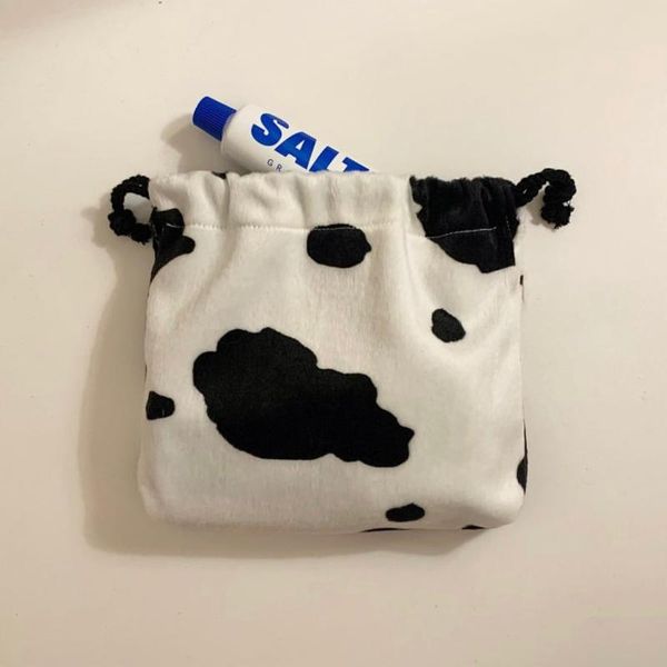 cute coin purse cow pattern drawstring pocket short plush makeup storage portable stationery bag pencil case
cute coin purse cow pattern drawstring pocket short plush makeup storage portable stationery bag pencil case