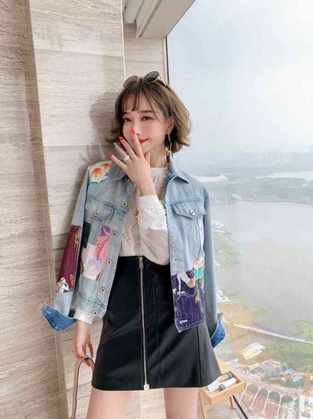 women's jackets jaqueta jeans solta de lapela feminina, nova coleção , roupa feminina para primavera ugc4, Black;brown
women's jackets jaqueta jeans solta de lapela feminina, nova coleção , roupa feminina para primavera ugc4, Black;brown
