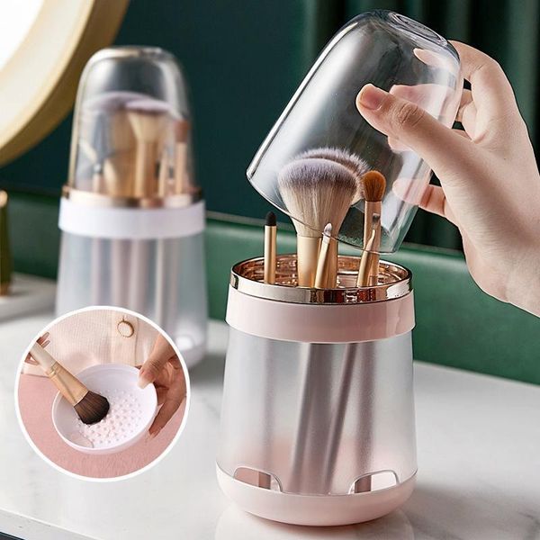 storage boxes & bins makeup brushes holder with dustproof transparent lid detachable eyeshadow eyeliner box vanity cosmetics organizer
storage boxes & bins makeup brushes holder with dustproof transparent lid detachable eyeshadow eyeliner box vanity cosmetics organizer