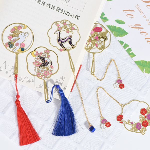 souvenir chinese style colorful brass literature and art fringe student supplies hollow out bookmark group fan metal
souvenir chinese style colorful brass literature and art fringe student supplies hollow out bookmark group fan metal