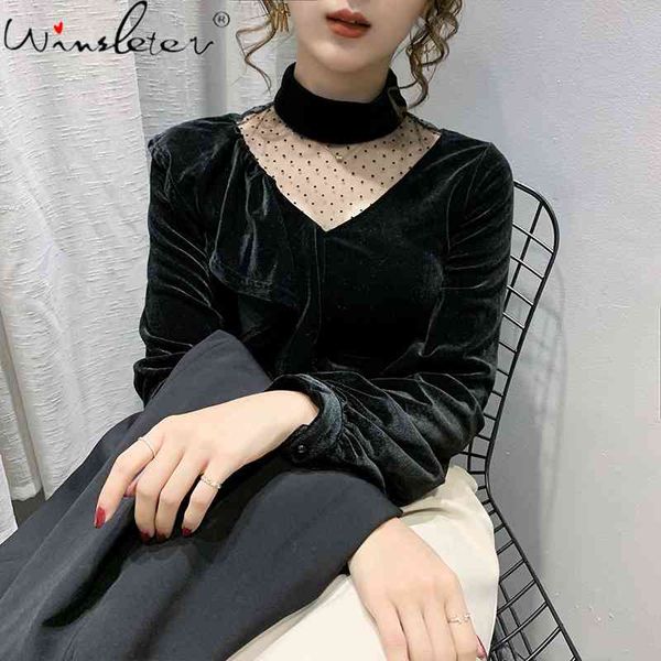 women's t-shirt fall winter korean clothes ruffles pleuche patchwork mesh shiny long sleeve ropa mujer tees t00525a dmnv, White
women's t-shirt fall winter korean clothes ruffles pleuche patchwork mesh shiny long sleeve ropa mujer tees t00525a dmnv, White