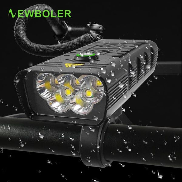 newboler 10000mah bicycle light 5led usb rechargeable t6 bike light headlight mtb cycling bike accessories power bank
newboler 10000mah bicycle light 5led usb rechargeable t6 bike light headlight mtb cycling bike accessories power bank