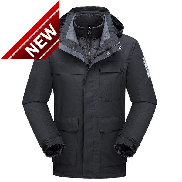 80% white duck down jackets men waterproof winter jacket parka thick warm windproof male snow windbreakers, Black
80% white duck down jackets men waterproof winter jacket parka thick warm windproof male snow windbreakers, Black
