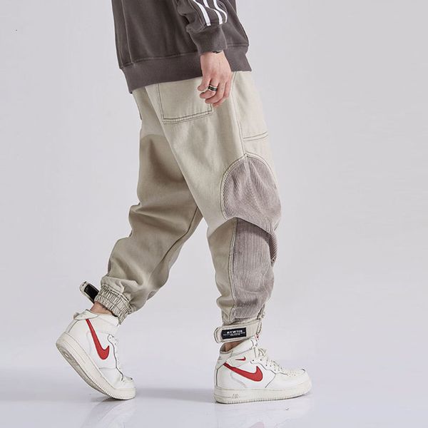 loose japanese fashion fit corduroy spliced designer cargo pants harem trousers streetwear hip hop jeans men jo y8f1, Blue
loose japanese fashion fit corduroy spliced designer cargo pants harem trousers streetwear hip hop jeans men jo y8f1, Blue