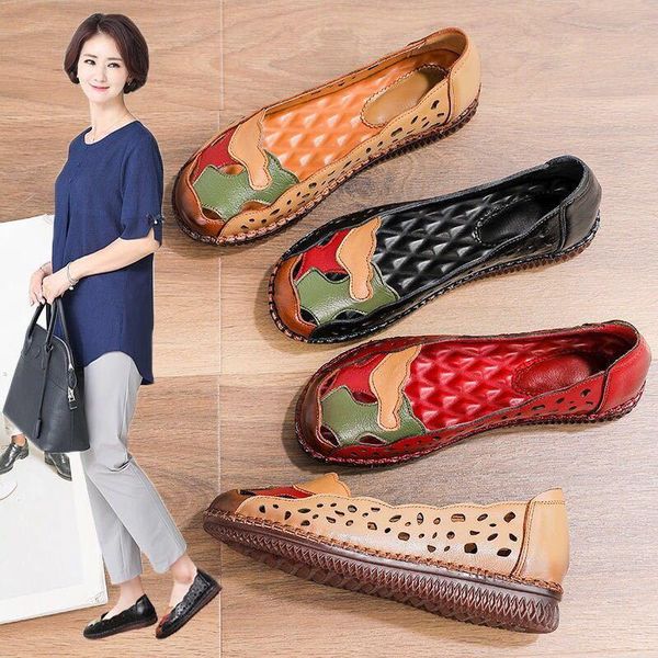 women sandals handmade leather flat shoes lady summer fashion breathable casual slip-on colorful female footwear size 35-41, Black
women sandals handmade leather flat shoes lady summer fashion breathable casual slip-on colorful female footwear size 35-41, Black