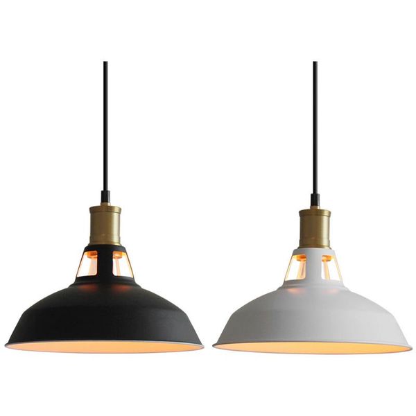 vintage pendant lights e27 white black retro hanging lamp lampshade for loft bar kitchen dining bedroom home lighting
vintage pendant lights e27 white black retro hanging lamp lampshade for loft bar kitchen dining bedroom home lighting