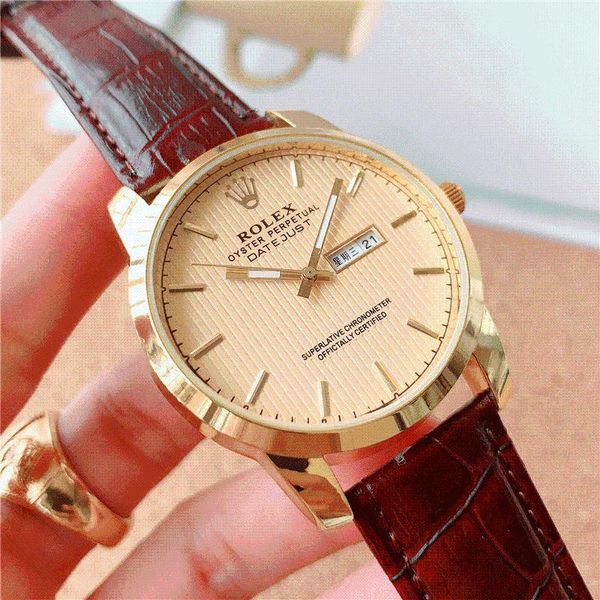 wristwatches mens brand designer luxury reloj watch fashion gift business quartz gold leather strap wristwatch relogio watches rx05, Slivery;brown
wristwatches mens brand designer luxury reloj watch fashion gift business quartz gold leather strap wristwatch relogio watches rx05, Slivery;brown