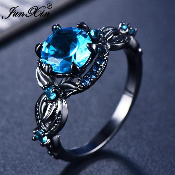 wedding rings luxury female blue crystal stone ring charm black gold big for women vintage rainbow round engagenment, Slivery;golden
wedding rings luxury female blue crystal stone ring charm black gold big for women vintage rainbow round engagenment, Slivery;golden