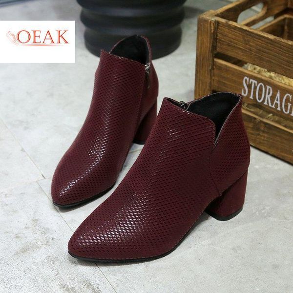 boots autumn winter woman genuine leather ankle female casual shoes women waterproof warm snow ladies, Black
boots autumn winter woman genuine leather ankle female casual shoes women waterproof warm snow ladies, Black