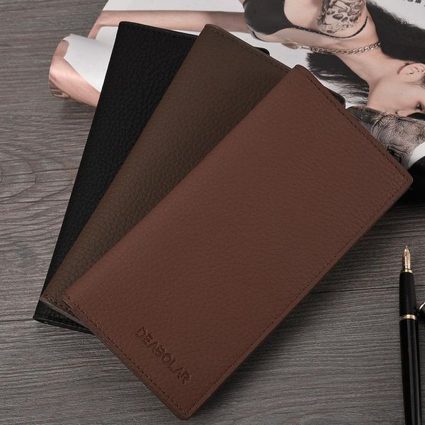 men's long wallet thin simple japanese and korean version of the multi-card ticket clip wallets1, Red;black
men's long wallet thin simple japanese and korean version of the multi-card ticket clip wallets1, Red;black
