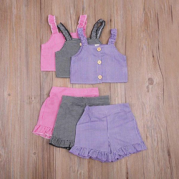 clothing sets baby girls 2pcs checked pattern clothes set sleeveless ruffled strap crop tank + high waist short pants 2021 summer suit, White
clothing sets baby girls 2pcs checked pattern clothes set sleeveless ruffled strap crop tank + high waist short pants 2021 summer suit, White