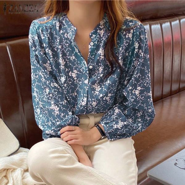 new zanzea ol floral print female korean sleeve shirt casual elegant o neck blusa fashion womens 2021 spring autumn blouse 6569, White;black
new zanzea ol floral print female korean sleeve shirt casual elegant o neck blusa fashion womens 2021 spring autumn blouse 6569, White;black