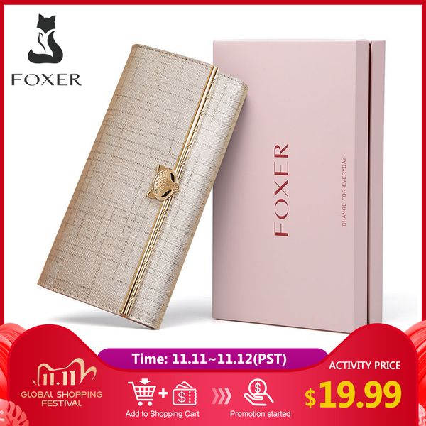 hbp foxer brand women's split leather long wallets lady luxury clutch bag coin purse female fashion credit card holder for women, Red;black
hbp foxer brand women's split leather long wallets lady luxury clutch bag coin purse female fashion credit card holder for women, Red;black