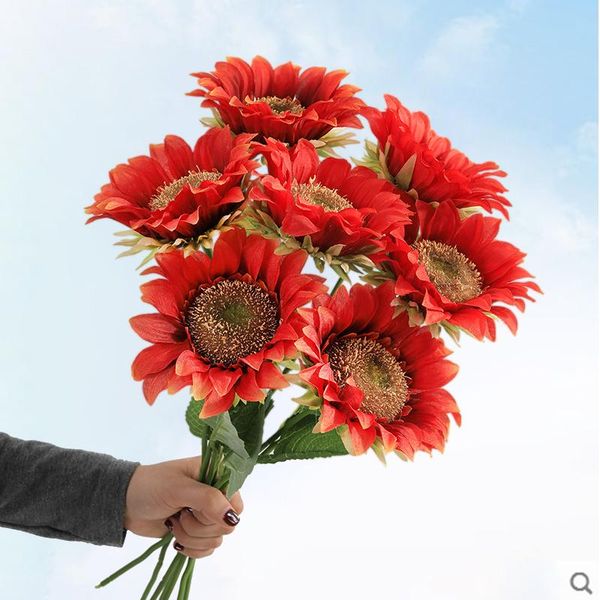 7pcs branch sunflower gerbera silk artificiales flower thanksgiving wedding party flowers home decoration christmas
7pcs branch sunflower gerbera silk artificiales flower thanksgiving wedding party flowers home decoration christmas