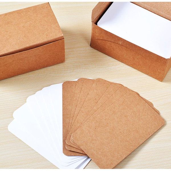 100pcs vintage blank card diy greeting cards graffiti word cards wedding party gift thick kraft paper postcards b99
100pcs vintage blank card diy greeting cards graffiti word cards wedding party gift thick kraft paper postcards b99