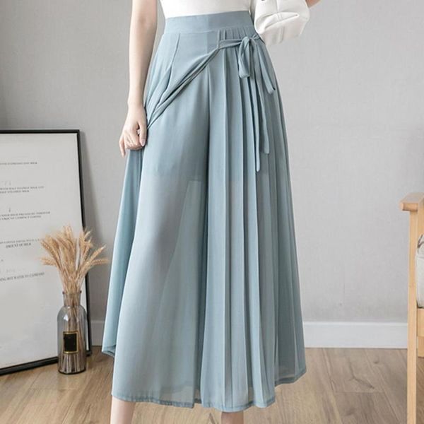 women's pants & capris summer casual women solid color wide leg high waist pleated loose slacks trousers pleat bandage flowing chiffon, Black;white
women's pants & capris summer casual women solid color wide leg high waist pleated loose slacks trousers pleat bandage flowing chiffon, Black;white