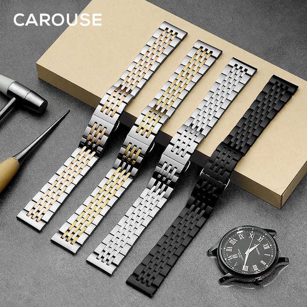 carouse stainless steel metal watchband bracelet 12mm 14mm 16mm 18mm 20mm 22mm watch band wrist strap black silver rose gold h0915
carouse stainless steel metal watchband bracelet 12mm 14mm 16mm 18mm 20mm 22mm watch band wrist strap black silver rose gold h0915