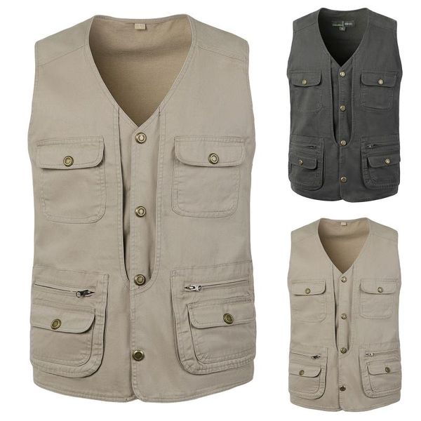 men's vests outdoor vest leisure jacket lightweight with zip many pockets travel sleeveless cargo coat male, Black;white
men's vests outdoor vest leisure jacket lightweight with zip many pockets travel sleeveless cargo coat male, Black;white