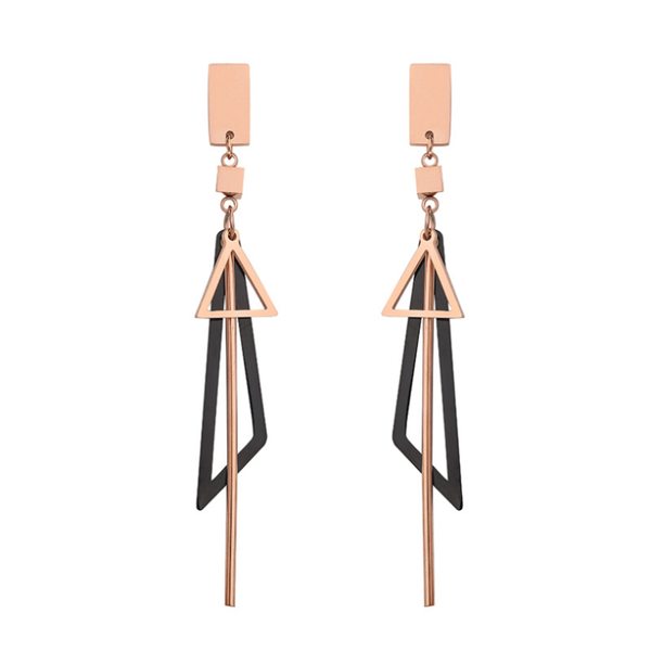 dangle & chandelier 316l stainless steel fashion fine jewelry evening dress accessories triangle cylinder elegant long drop earrings for wom, Silver
dangle & chandelier 316l stainless steel fashion fine jewelry evening dress accessories triangle cylinder elegant long drop earrings for wom, Silver