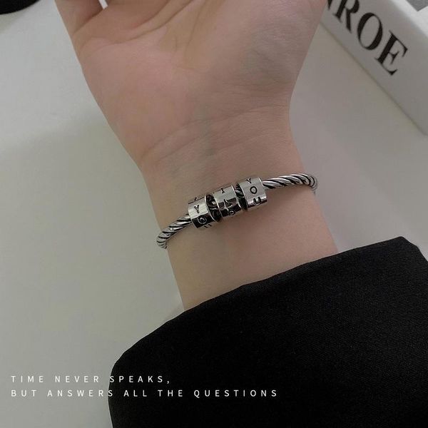 link, chain letter love bangles woman beads bracelet women open girls bangle fashion lady silver color hip hop stainless korean, Black
link, chain letter love bangles woman beads bracelet women open girls bangle fashion lady silver color hip hop stainless korean, Black