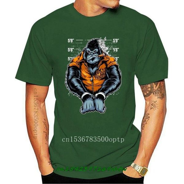 men's t-shirts mens gorilla inmate t shirt ape prisoner primate shirts fashion 2021 men harajuku hip hop brand tees, White;black
men's t-shirts mens gorilla inmate t shirt ape prisoner primate shirts fashion 2021 men harajuku hip hop brand tees, White;black