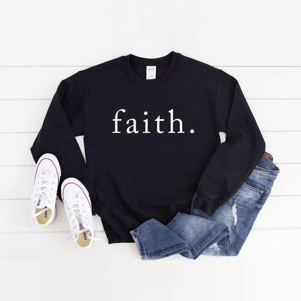 women's hoodies & sweatshirts faith sweatshirt cotton solid thicken warm women lady fashion print 100% streetwear top, Black
women's hoodies & sweatshirts faith sweatshirt cotton solid thicken warm women lady fashion print 100% streetwear top, Black