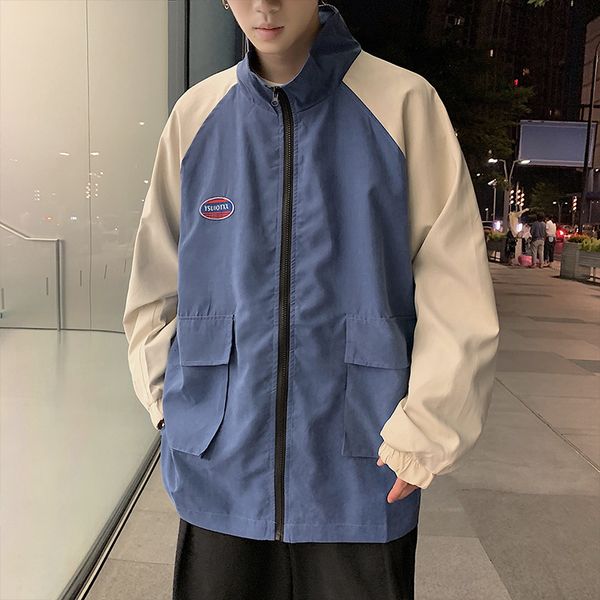 ins stitching color contrast work jacket men's korean autumn loose student trend versatile, Black;brown
ins stitching color contrast work jacket men's korean autumn loose student trend versatile, Black;brown