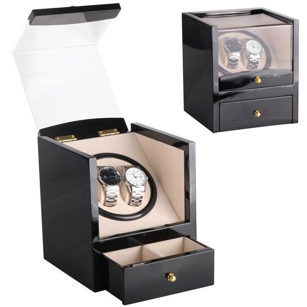 watch boxes & cases luxury electric shaker winder storage box mechanical display single motor automatic winding collection, Black;blue
watch boxes & cases luxury electric shaker winder storage box mechanical display single motor automatic winding collection, Black;blue