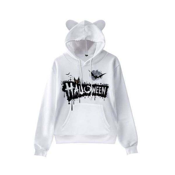 white cat ears letter printing cute boy girl clothes hooded 3d printing hooded sweater autumn early winter ears hooded pullover, Black
white cat ears letter printing cute boy girl clothes hooded 3d printing hooded sweater autumn early winter ears hooded pullover, Black