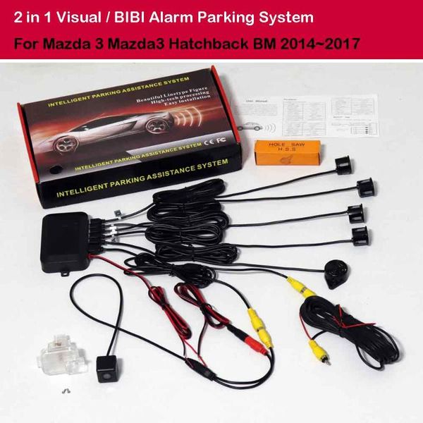 car rear view cameras& parking sensors + camera =2 in 1 visual / bibi alarm system for 3 hatchback bm 2014~2021
car rear view cameras& parking sensors + camera =2 in 1 visual / bibi alarm system for 3 hatchback bm 2014~2021