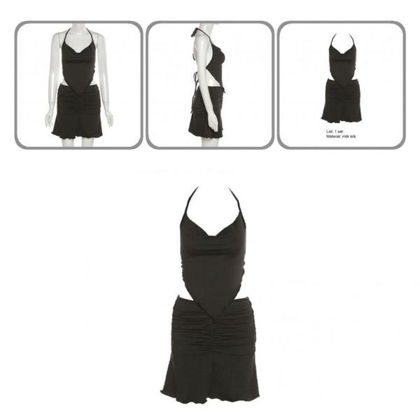 two piece dress mini skirt great short above knee length easy matching bellyband for daily wear bodycon, White
two piece dress mini skirt great short above knee length easy matching bellyband for daily wear bodycon, White