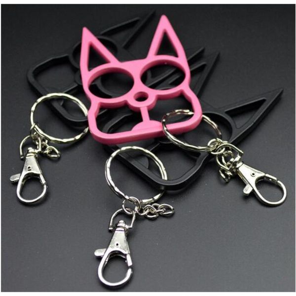 self defense cat keychain buckleense weapon toy model outdoor ring four finger tool christmas gift key rings sefl-def, Silver
self defense cat keychain buckleense weapon toy model outdoor ring four finger tool christmas gift key rings sefl-def, Silver