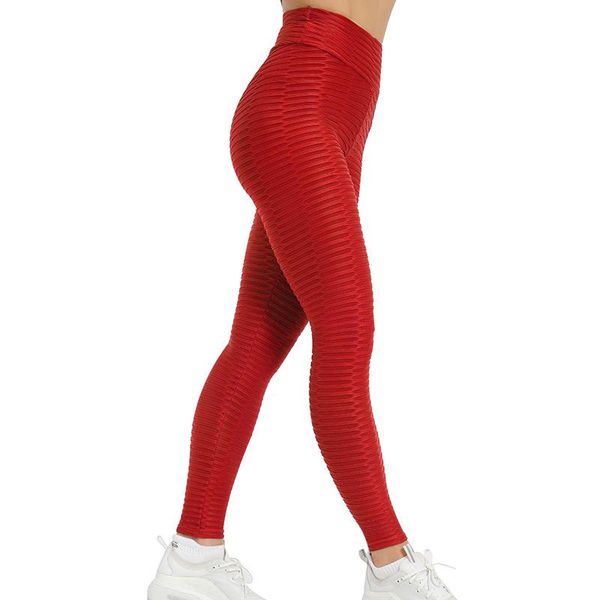women's leggings high waist textured yoga pants wrinkled hips lift elastic belly nov99, Black
women's leggings high waist textured yoga pants wrinkled hips lift elastic belly nov99, Black