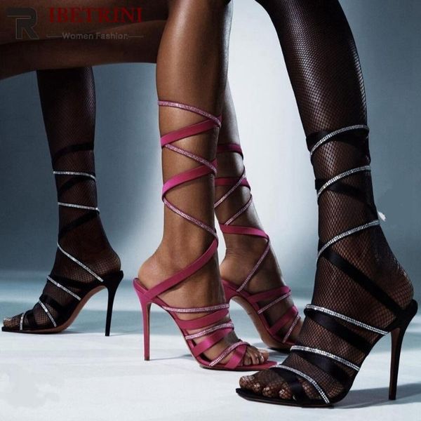 sandals ribetrini 2021 arrival women shoes lace up mixed color stiletto high heel riband party, Black
sandals ribetrini 2021 arrival women shoes lace up mixed color stiletto high heel riband party, Black