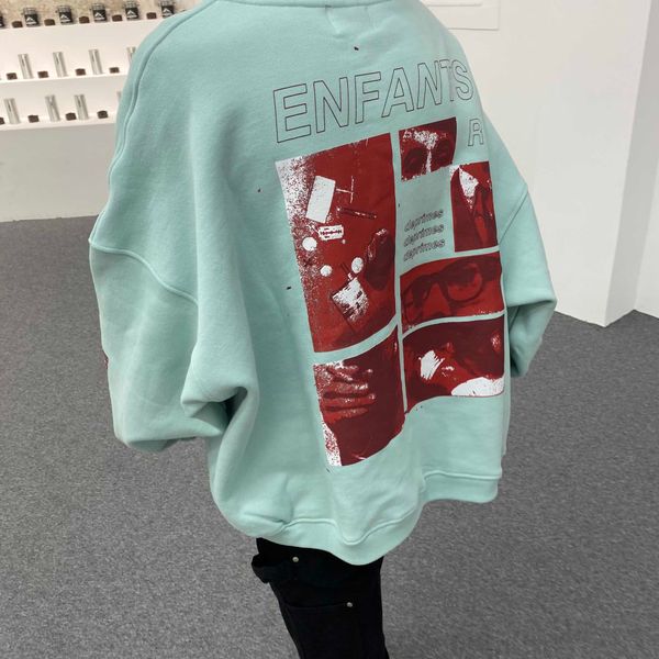 men's hoodies special price / erd 20fw melancholy rich second generation glasses printed plush short pullover for men's lovers, Black
men's hoodies special price / erd 20fw melancholy rich second generation glasses printed plush short pullover for men's lovers, Black