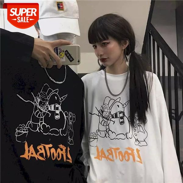 punk tshirt women t shirt couple long-sleeved ins shirt student fun painting graffiti pattern t-shirt couple bottoming #au5d, White
punk tshirt women t shirt couple long-sleeved ins shirt student fun painting graffiti pattern t-shirt couple bottoming #au5d, White