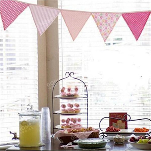 party decoration colorful fabric flags wedding banners decor bunting garland for year valentine's day
party decoration colorful fabric flags wedding banners decor bunting garland for year valentine's day