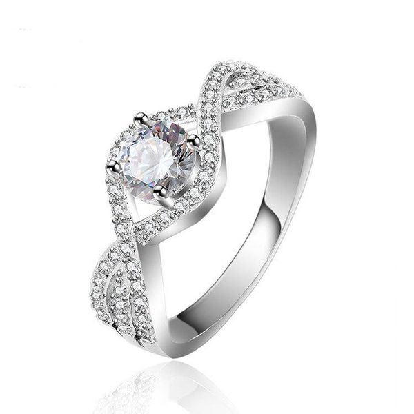 wedding rings 925 sterling silver ring female models european and american simple real embellished tl-067, Slivery;golden
wedding rings 925 sterling silver ring female models european and american simple real embellished tl-067, Slivery;golden