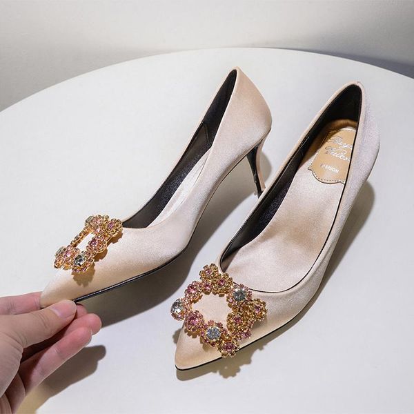 dress shoes pointed toe pumps women rhinestone square buckle stiletto high heels ladies party wedding zapatos femenino, Black
dress shoes pointed toe pumps women rhinestone square buckle stiletto high heels ladies party wedding zapatos femenino, Black