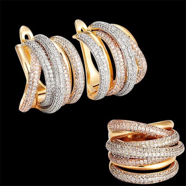 earrings & necklace zlxgirl high-end mixed color electroplating beauty wedding earring ring jewelry set perfect white clear zircon copper ea, Silver
earrings & necklace zlxgirl high-end mixed color electroplating beauty wedding earring ring jewelry set perfect white clear zircon copper ea, Silver