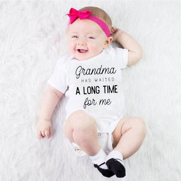 rompers grandma waited a long for me baby girls boys cute print jumpsuit kids clothes born summer bodysuits, Blue
rompers grandma waited a long for me baby girls boys cute print jumpsuit kids clothes born summer bodysuits, Blue