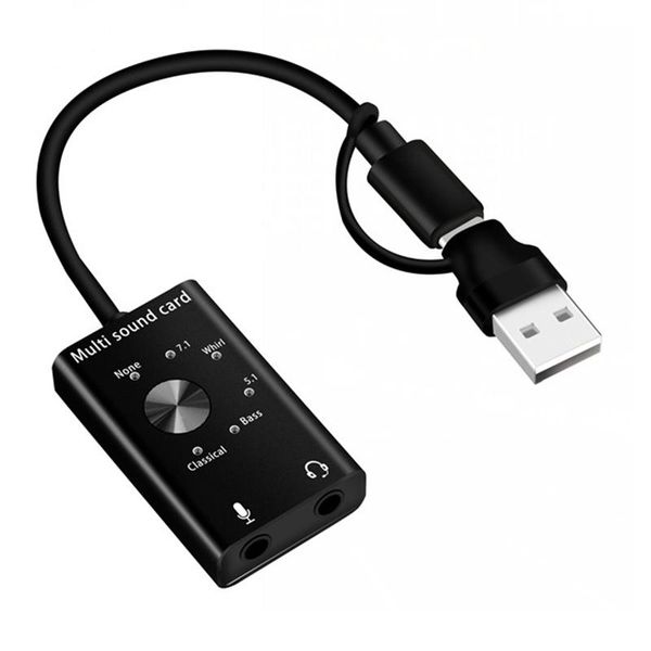 computer speakers quality audio sound card, usb/type-c to 3.5mm 6 kinds of effects card for and headphones
computer speakers quality audio sound card, usb/type-c to 3.5mm 6 kinds of effects card for and headphones
