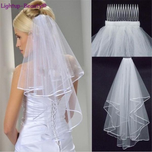 ethnic clothing 60*80cm short simple women veil with comb wedding tulle white ivory two layers bridal veils ribbon edge bride accessories, Red
ethnic clothing 60*80cm short simple women veil with comb wedding tulle white ivory two layers bridal veils ribbon edge bride accessories, Red